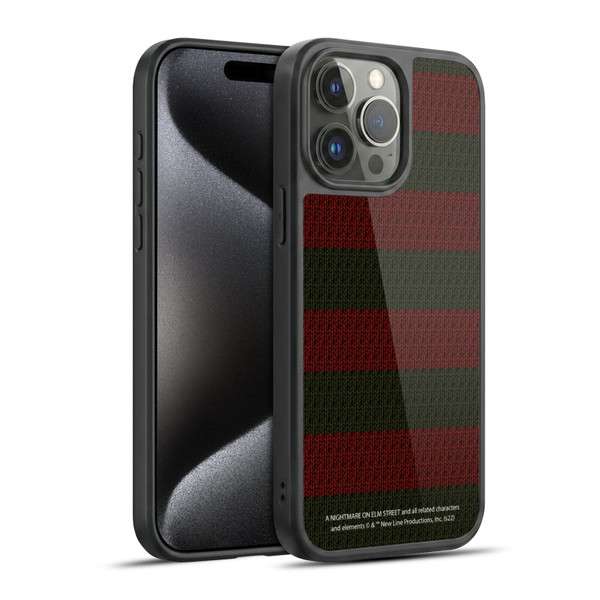 A Nightmare On Elm Street: Freddy's Dead Graphics Sweater Pattern Gel Armour Case For Apple iPhone 15 Pro Max