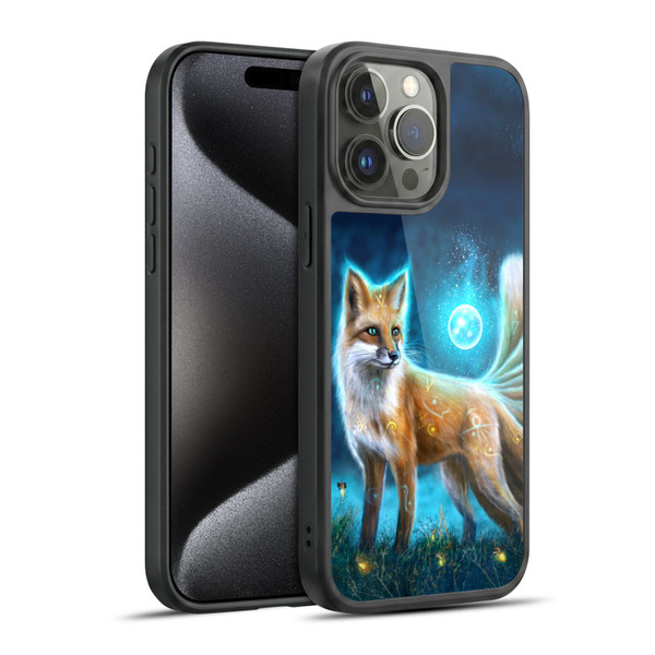 Anthony Christou Fantasy Art Magic Fox In Moonlight Gel Armour Case For Apple iPhone 15 Pro Max