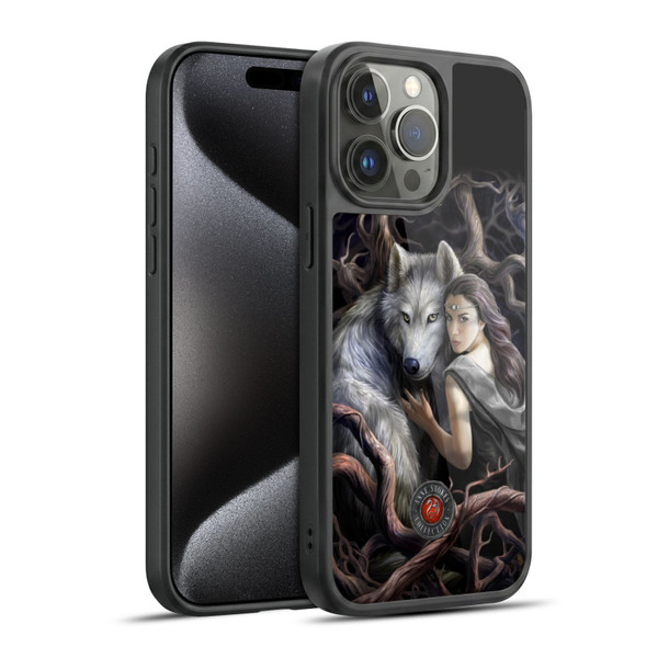 Anne Stokes Wolves 2 Soul Bond Gel Armour Case For Apple iPhone 15 Pro Max