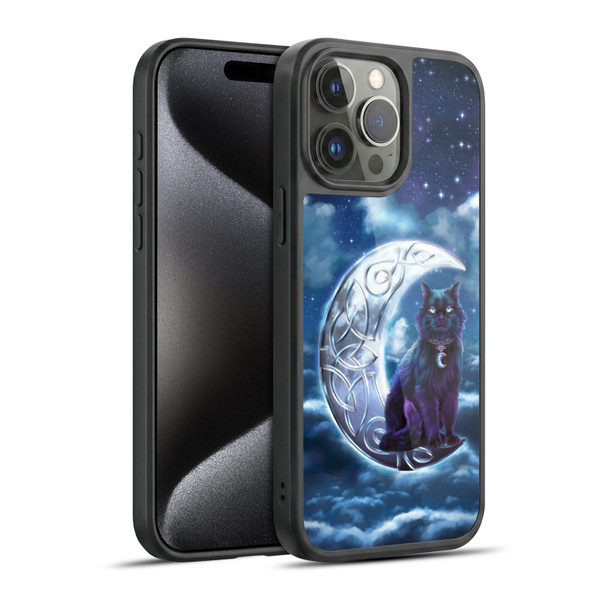 Brigid Ashwood Celtic Wisdom 2 Black Cat Gel Armour Case For Apple iPhone 15 Pro Max