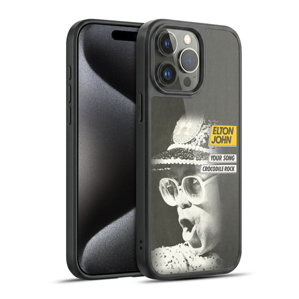 Elton John Artwork Your Song Single Gel Armour Case For Apple iPhone 15 Pro Max