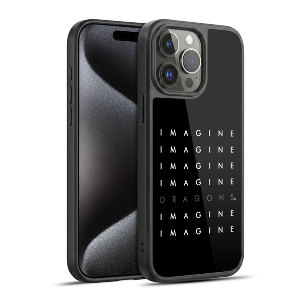Imagine Dragons Key Art Logo Repeat Gel Armour Case For Apple iPhone 15 Pro Max
