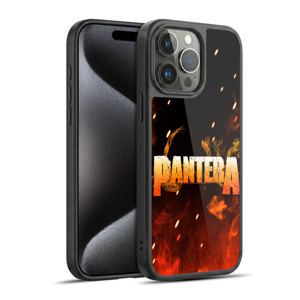 Pantera Art Fire Gel Armour Case For Apple iPhone 15 Pro Max
