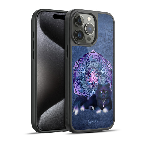 Brigid Ashwood Celtic Black Cat Gel Armour Case For Apple iPhone 15 Pro Max