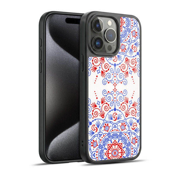 Cat Coquillette Patterns 6 Moroccan Mandala Gel Armour Case For Apple iPhone 15 Pro Max