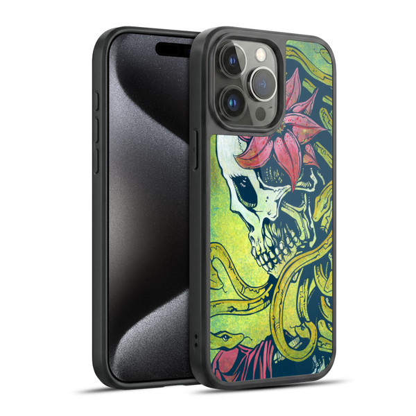David Lozeau Colourful Art Medusa Gel Armour Case For Apple iPhone 15 Pro Max