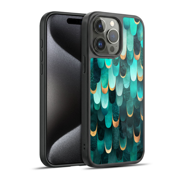 Elisabeth Fredriksson Sparkles Turquoise Gel Armour Case For Apple iPhone 15 Pro Max