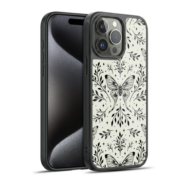 Episodic Drawing Art Mystical Butterfly Pattern Gel Armour Case For Apple iPhone 15 Pro Max