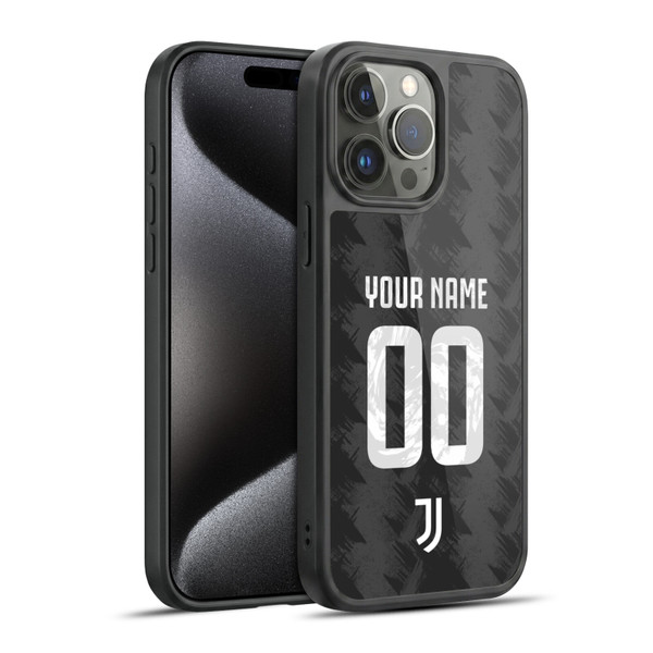 Custom Customised Personalised Juventus Football Club 2022/23 Match Kit Away Gel Armour Case For Apple iPhone 15 Pro Max