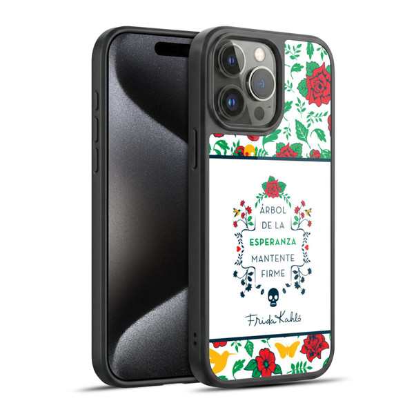 Frida Kahlo Icons Typography Gel Armour Case For Apple iPhone 15 Pro Max