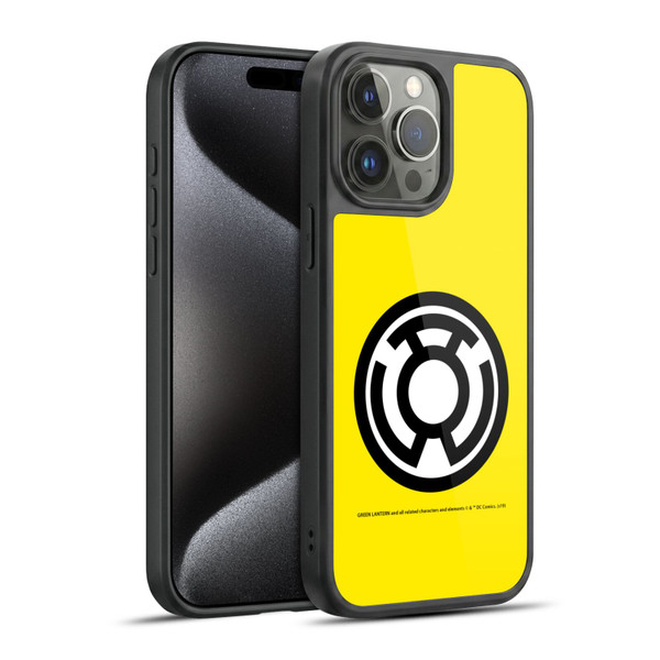 Green Lantern DC Comics Lantern Corps Sinestro Gel Armour Case For Apple iPhone 15 Pro Max