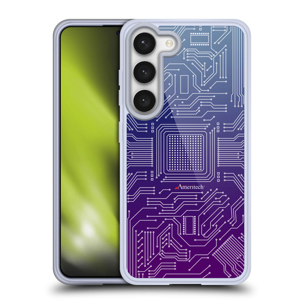 Ameritech Graphics Circuit Board Soft Gel Case for Samsung Galaxy S23 5G & MagSafe