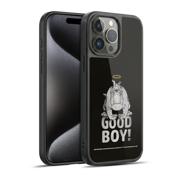 Tom and Jerry Typography Art Good Boy Gel Armour Case For Apple iPhone 15 Pro Max