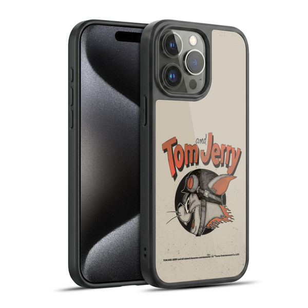 Tom and Jerry Typography Art Jerry Gel Armour Case For Apple iPhone 15 Pro Max