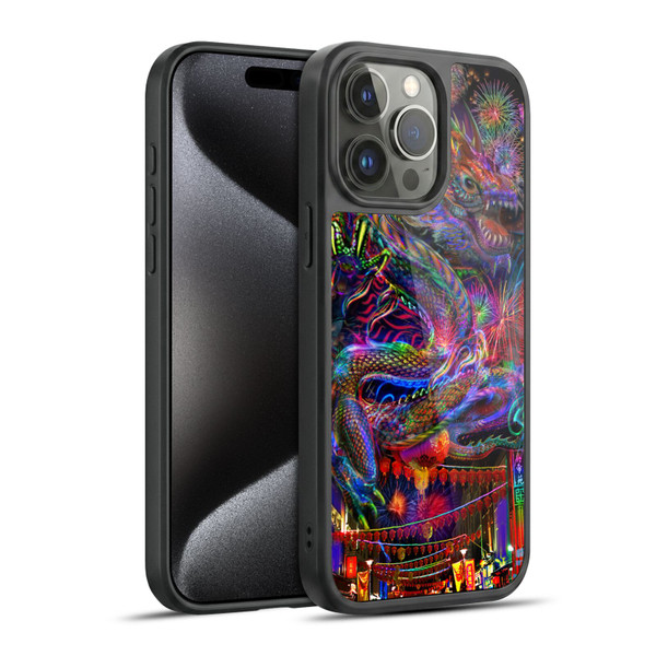 Jumbie Art Visionary Dragon Gel Armour Case For Apple iPhone 15 Pro Max