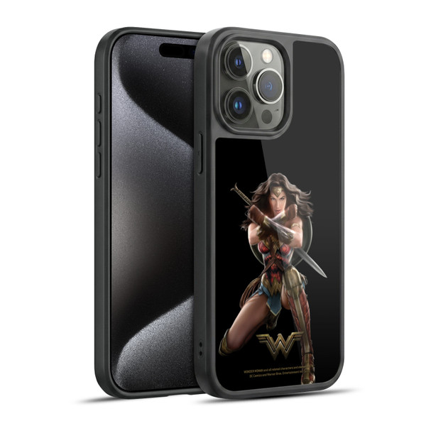 Wonder Woman Movie Character Art Bracelets Of Submission Gel Armour Case For Apple iPhone 15 Pro Max