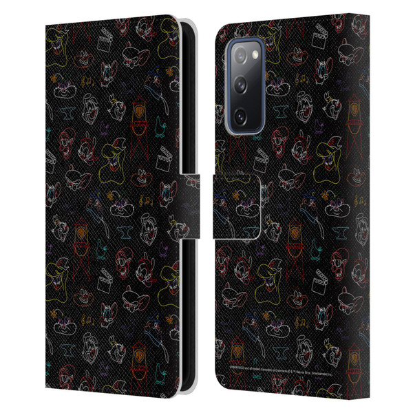 Animaniacs Graphics Pattern Leather Book Wallet Case Cover For Samsung Galaxy S20 FE / 5G
