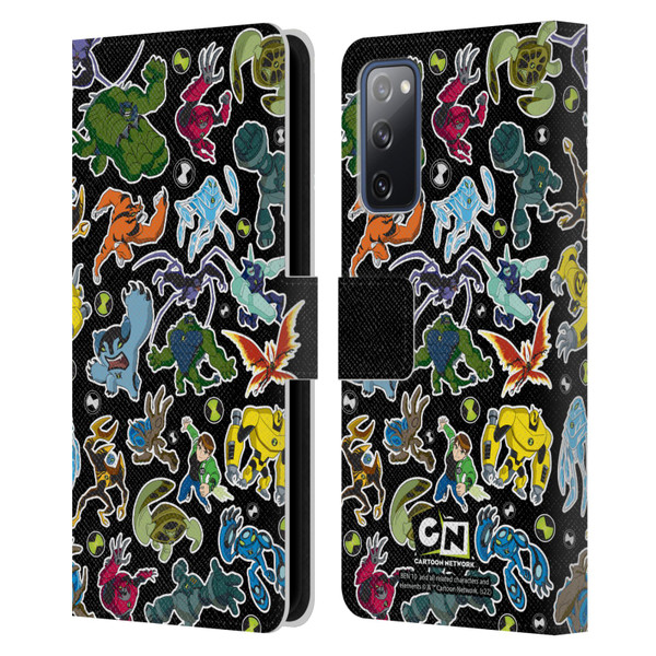 Ben 10: Ultimate Alien Graphics Alien Pattern Leather Book Wallet Case Cover For Samsung Galaxy S20 FE / 5G