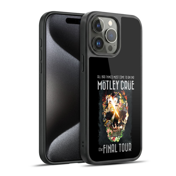 Motley Crue Tours All Bad Things Final Gel Armour Case For Apple iPhone 15 Pro Max