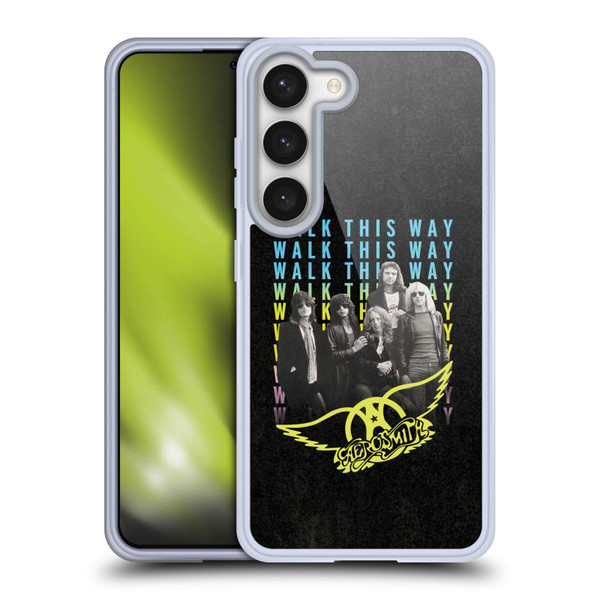 Aerosmith Classics Walk This Way Soft Gel Case for Samsung Galaxy S23 5G & MagSafe