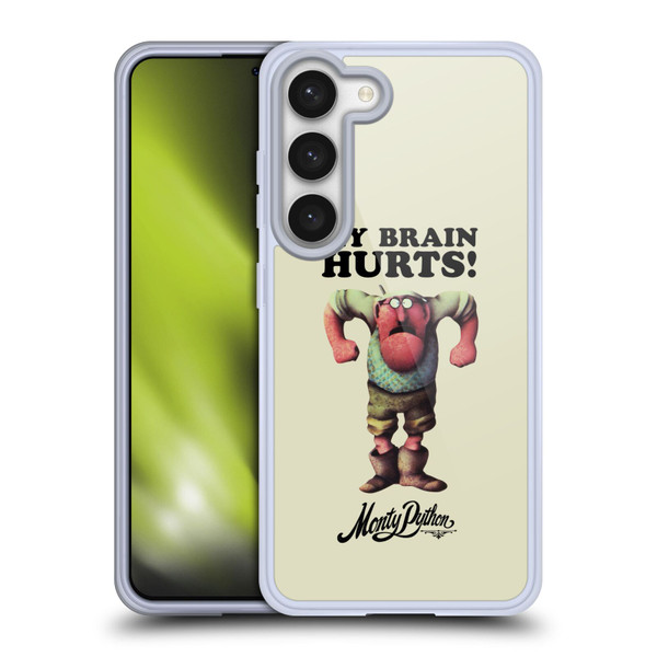 Monty Python Key Art My Brain Hurts Soft Gel Case for Samsung Galaxy S23 5G & MagSafe