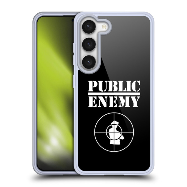 Public Enemy Graphics Logo Soft Gel Case for Samsung Galaxy S23 5G & MagSafe
