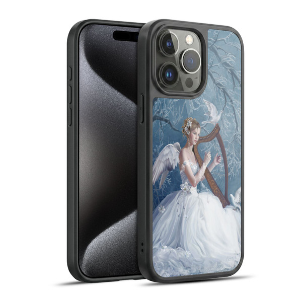 Nene Thomas Deep Forest Chorus Angel Harp And Dove Gel Armour Case For Apple iPhone 15 Pro Max