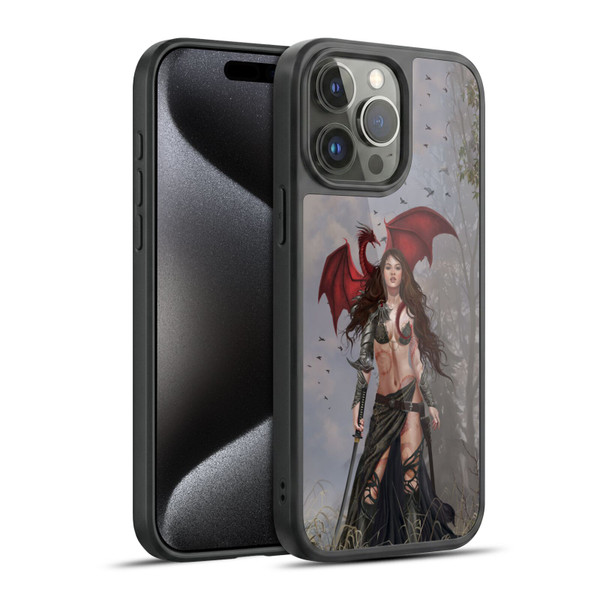 Nene Thomas Gothic Dragon Witch Warrior Sword Gel Armour Case For Apple iPhone 15 Pro Max