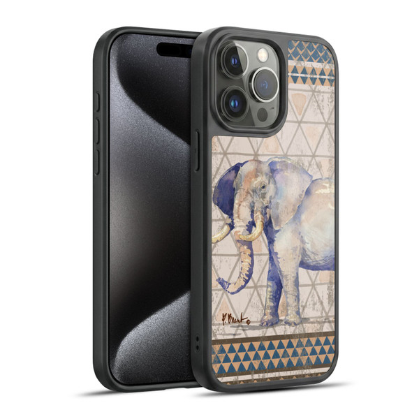 Paul Brent Animals Tribal Elephant Gel Armour Case For Apple iPhone 15 Pro Max