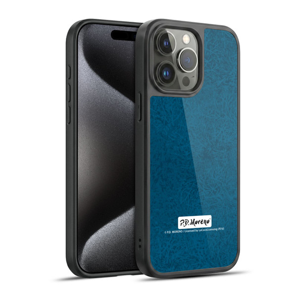 P.D. Moreno Patterns Teal Gel Armour Case For Apple iPhone 15 Pro Max