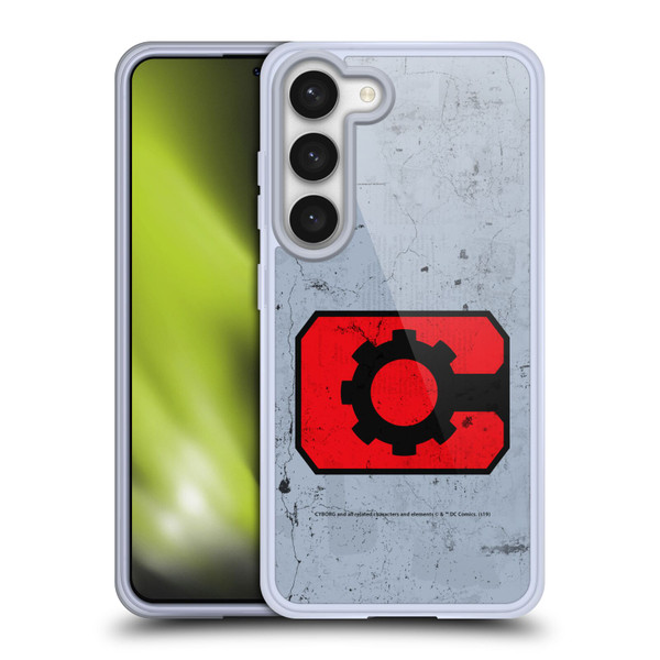 Cyborg DC Comics Logos Classic Soft Gel Case for Samsung Galaxy S23 5G & MagSafe