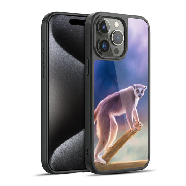 Simone Gatterwe Assorted Designs Ring-Tailed Lemur Gel Armour Case For Apple iPhone 15 Pro Max