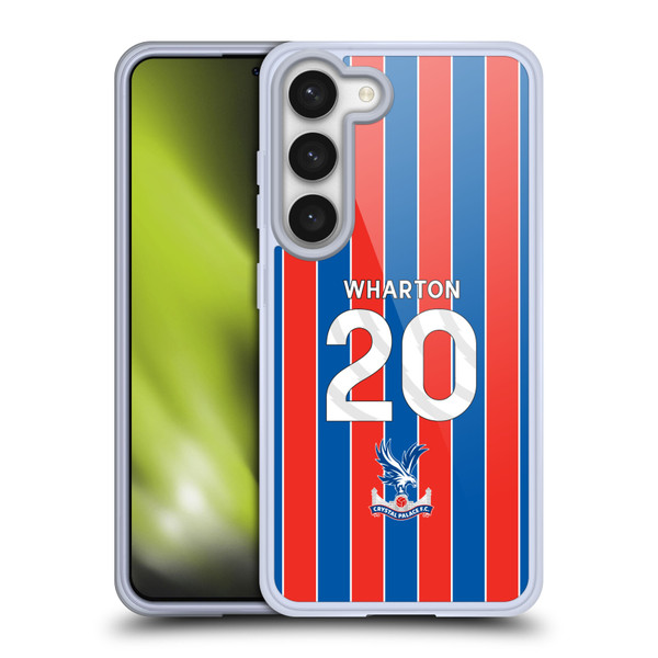 Crystal Palace FC 2025/26 Players Home Kit Adam Wharton Soft Gel Case for Samsung Galaxy S23 5G & MagSafe