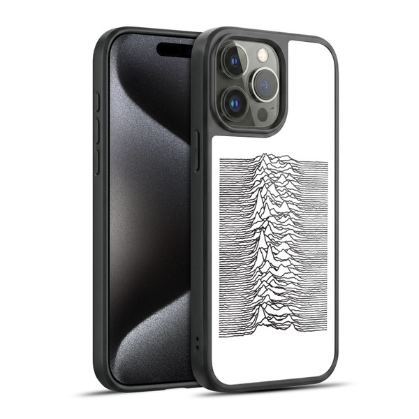 Joy Division Graphics Pulsar Waves Gel Armour Case For Apple iPhone 15 Pro Max