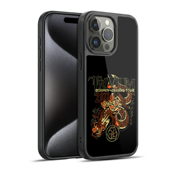 Trivium Graphics Deadmen And Dragons Gel Armour Case For Apple iPhone 15 Pro Max