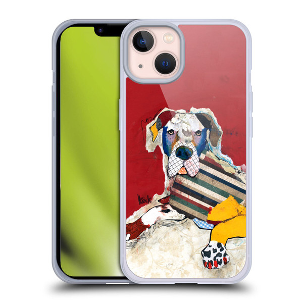 Michel Keck Dogs 2 Great Dane Soft Gel Case for Apple iPhone 13