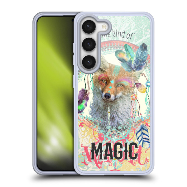 Duirwaigh Boho Animals Fox Soft Gel Case for Samsung Galaxy S23 5G & MagSafe