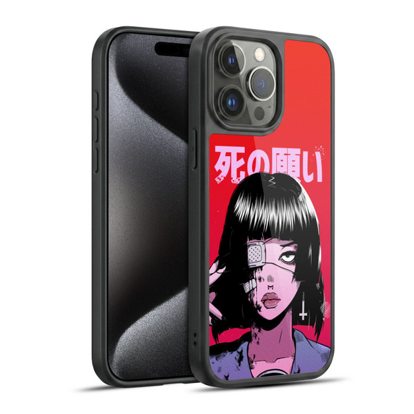 Zombie Makeout Club Art Eye Patch Gel Armour Case For Apple iPhone 15 Pro Max