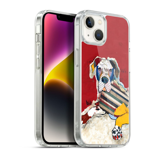 Michel Keck Dogs 2 Great Dane Soft Gel Case for Apple iPhone 14 Plus & MagSafe