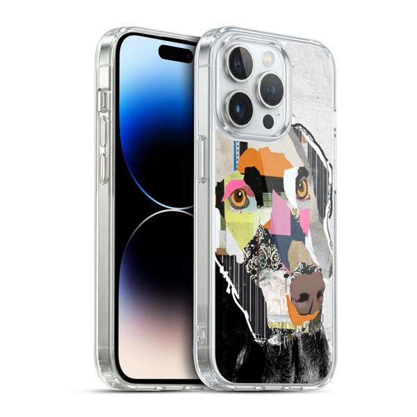 Michel Keck Dogs 2 Weimaraner Soft Gel Case for Apple iPhone 14 Pro & MagSafe