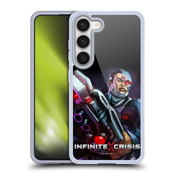 Infinite Crisis Characters Cyborg Soft Gel Case for Samsung Galaxy S23 5G & MagSafe