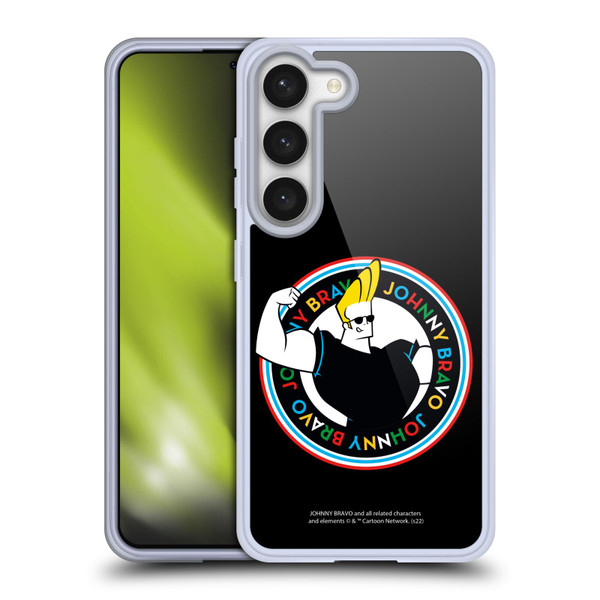 Johnny Bravo Graphics Logo Soft Gel Case for Samsung Galaxy S23 5G & MagSafe