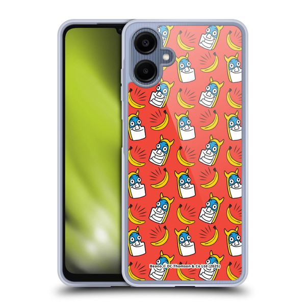Beano Bananaman Patterns Head Soft Gel Case for Samsung Galaxy A06 4G / 5G