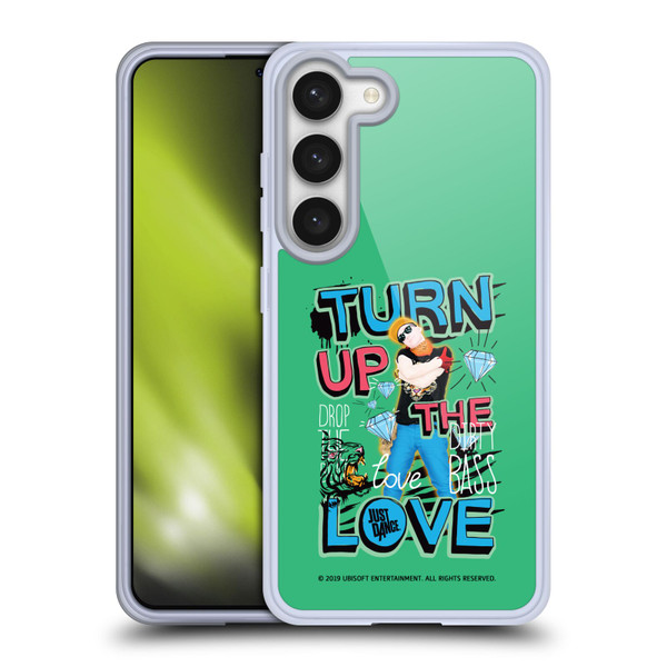 Just Dance Artwork Compositions Drop The Beat Soft Gel Case for Samsung Galaxy S23 5G & MagSafe