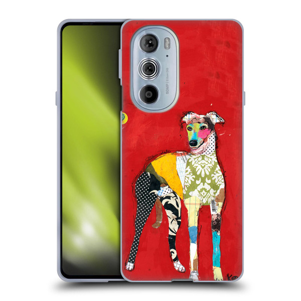 Michel Keck Dogs 2 Greyhound Soft Gel Case for Motorola Edge X30