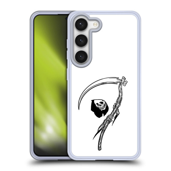 Matt Bailey Art Negative Reaper Soft Gel Case for Samsung Galaxy S23 5G & MagSafe