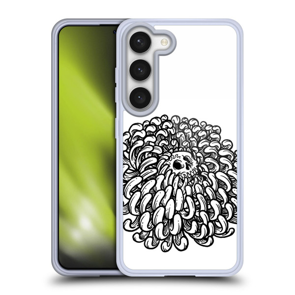 Matt Bailey Skull Flower Soft Gel Case for Samsung Galaxy S23 5G & MagSafe
