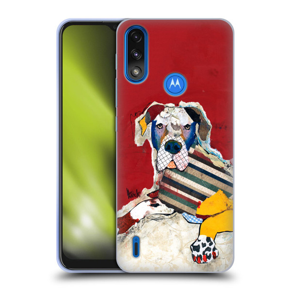 Michel Keck Dogs 2 Great Dane Soft Gel Case for Motorola Moto E7 Power / Moto E7i Power