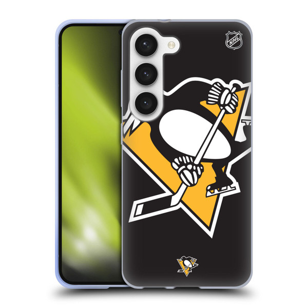 NHL Pittsburgh Penguins Oversized Soft Gel Case for Samsung Galaxy S23 5G & MagSafe