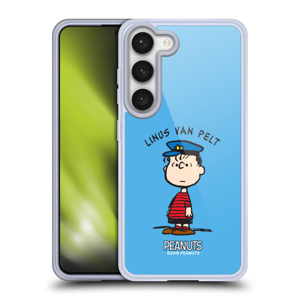 Peanuts Characters Linus van Pelt Soft Gel Case for Samsung Galaxy S23 5G & MagSafe